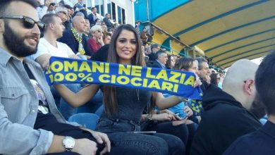 Photo of La Ciociara Alessia Macari in tribuna per Inter-Frosinone (Foto)