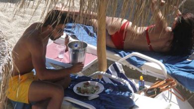 Photo of Kedhira in vacanza con Lima a Mykonos (Foto)