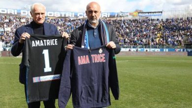 Photo of Sergio Pirozzi, sindaco di Amatrice allo stadio per Atalanta – Fiorentina