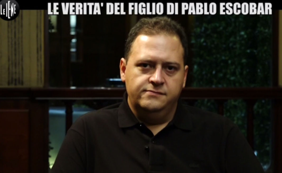 figlio pablo escobar a le iene intervista 31 maggio