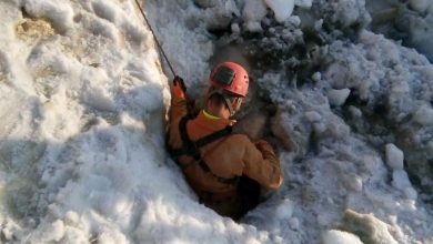 Photo of Stefano Guarniero salvo: lo speleologo triestino era caduto in una grotta sabato scorso