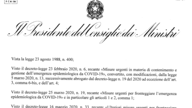 Photo of Decreto Riaperture 18 maggio, il testo in pdf